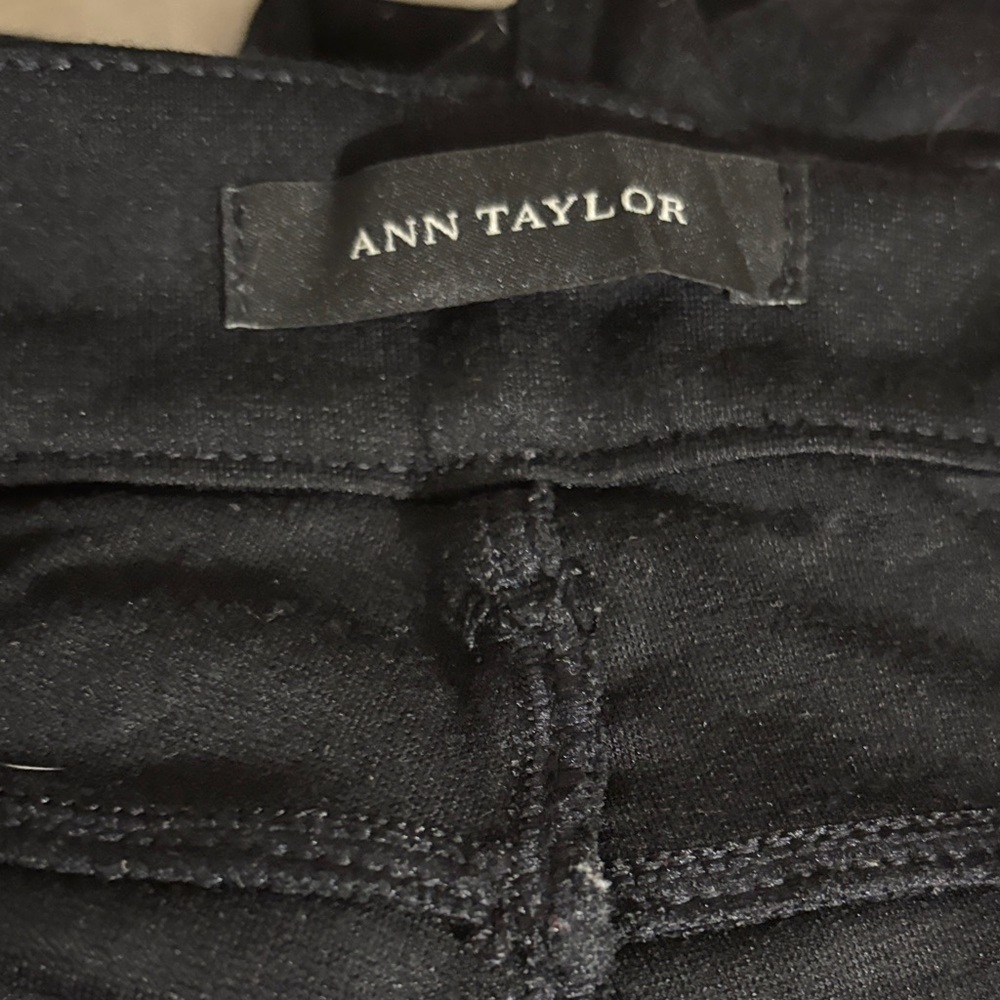2 Pair 18T Ann Taylor Women's Skinny Jeans in Black